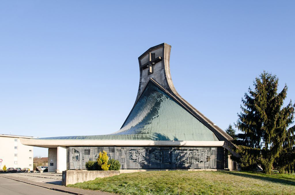 Eglise Saint-Jean l'évangéliste Dole (39) caue39